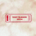 Marque-page Ticket to Heaven Jean 3:16
